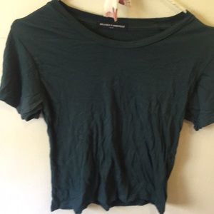 Brandy Melville forest green shirt